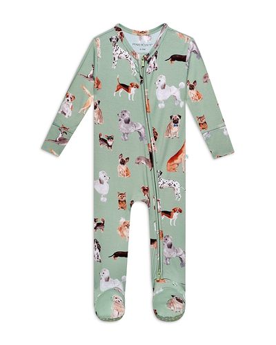 Posh Peanut Posh Peanut Unisex Posh Puppies Zippered One Piece Footie