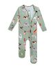 Posh Peanut Posh Peanut Unisex Posh Puppies Zippered One Piece Footie - 2
