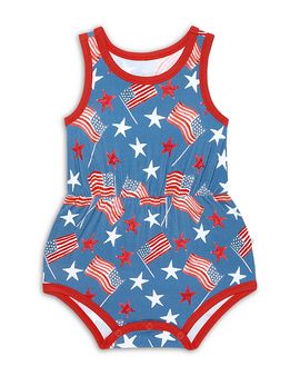 Posh Peanut Posh Peanut Unisex Sam Varsity Romper