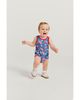 Posh Peanut Posh Peanut Unisex Sam Varsity Romper - 2
