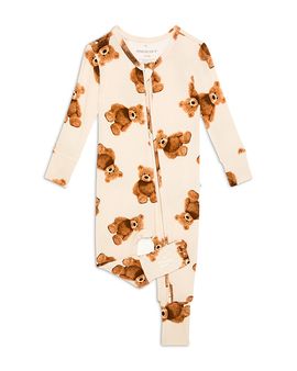Posh Peanut Posh Peanut Unisex Teddy Freddy Convertible One Piece Coverall Pajamas