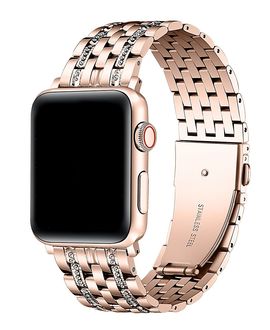 Posh Tech Posh Tech Remy Rhinestone Stainless Steel Band For Apple Watch