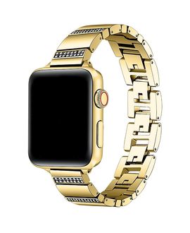 Posh Tech Posh Tech Soleil Rhinestone + Stainless Steel Band For Apple Watch