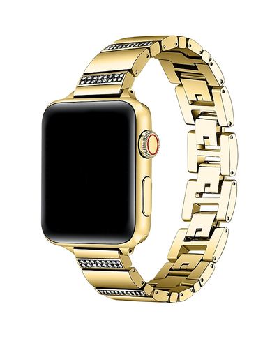 Posh Tech Posh Tech Soleil Rhinestone + Stainless Steel Band For Apple Watch