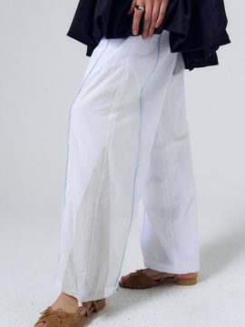 PoshyFreckles Archive Track Pants [White]