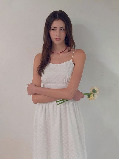 Posite Eve full dress - White Flower