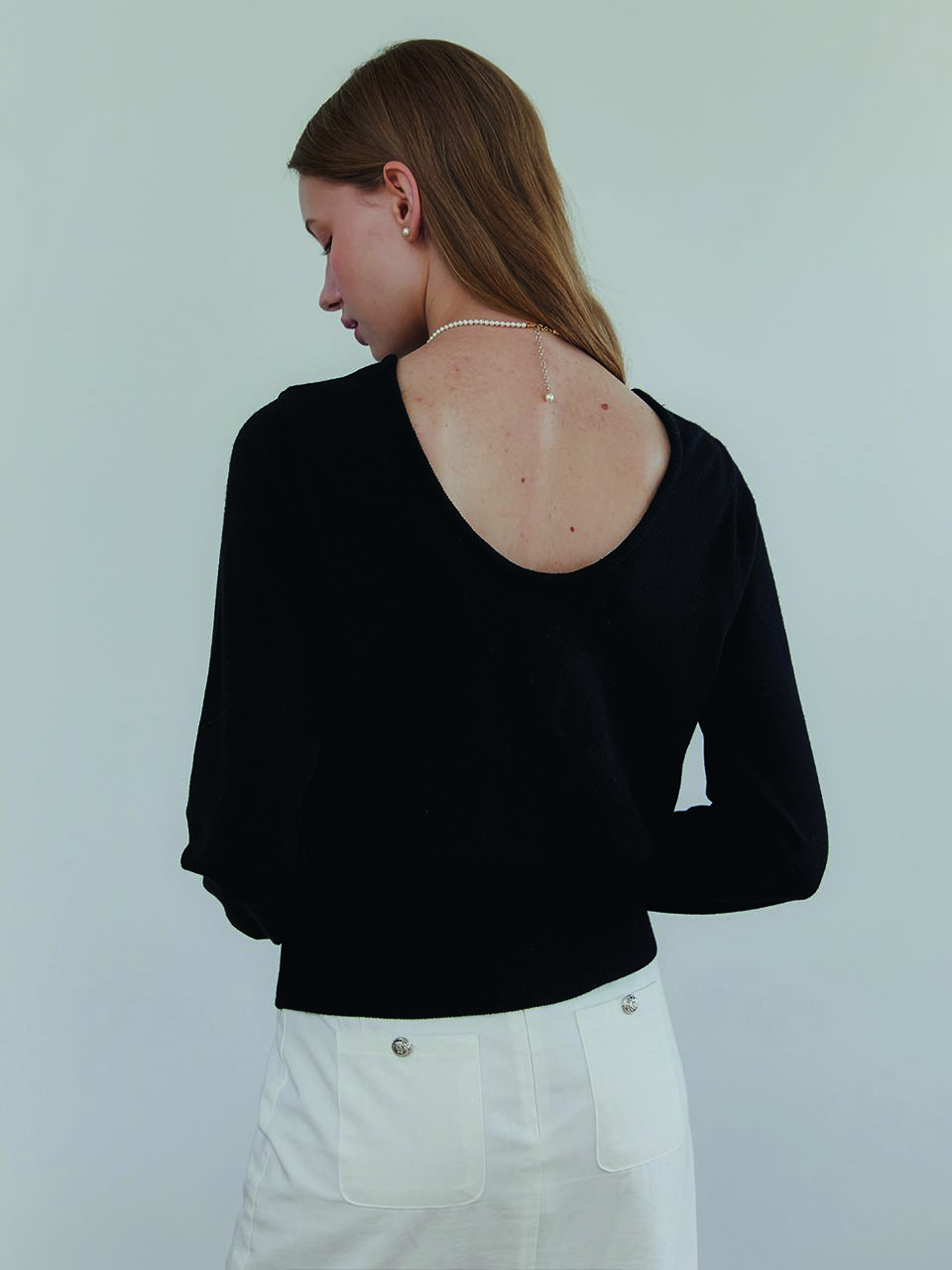 Posite Sana backless knit - Black