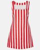 Posse Posse Alice striped linen minidress - 1