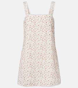 Posse Posse Charlotte floral cotton minidress
