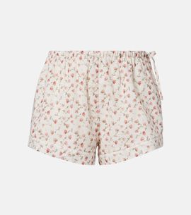 Posse Posse Charlotte floral cotton shorts