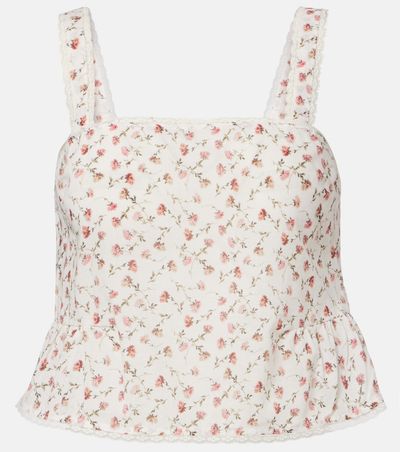 Posse Posse Charlotte floral cotton top