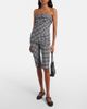 Posse Posse Chiara gingham cotton-blend capri pants - 2
