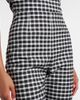 Posse Posse Chiara gingham cotton-blend capri pants - 4
