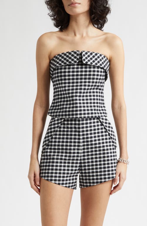 POSSE POSSE Chiara Strapless Stretch Cotton Top