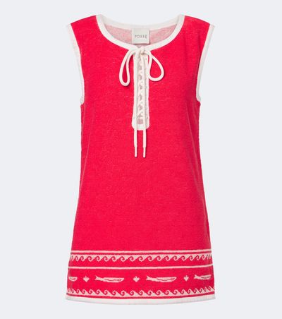 Posse Posse Cody cotton terry minidress