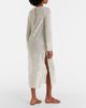 Posse Posse Cove embroidered sheer cotton tulle kaftan - 3