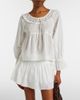 Posse Posse Danielle lace-trimmed cotton blouse - 2