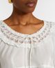 Posse Posse Danielle lace-trimmed cotton blouse - 3