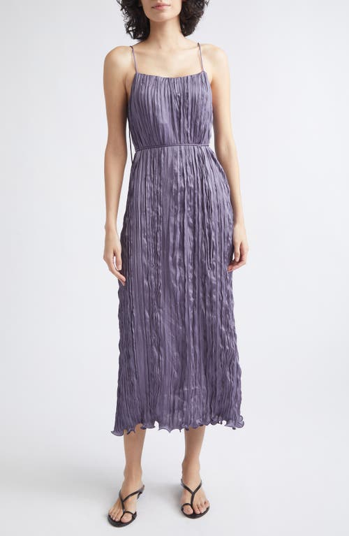 POSSE POSSE Esme Plissé Midi Slipdress