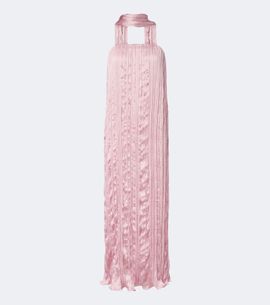 Posse Posse Esme scarf-detail crinkled maxi dress