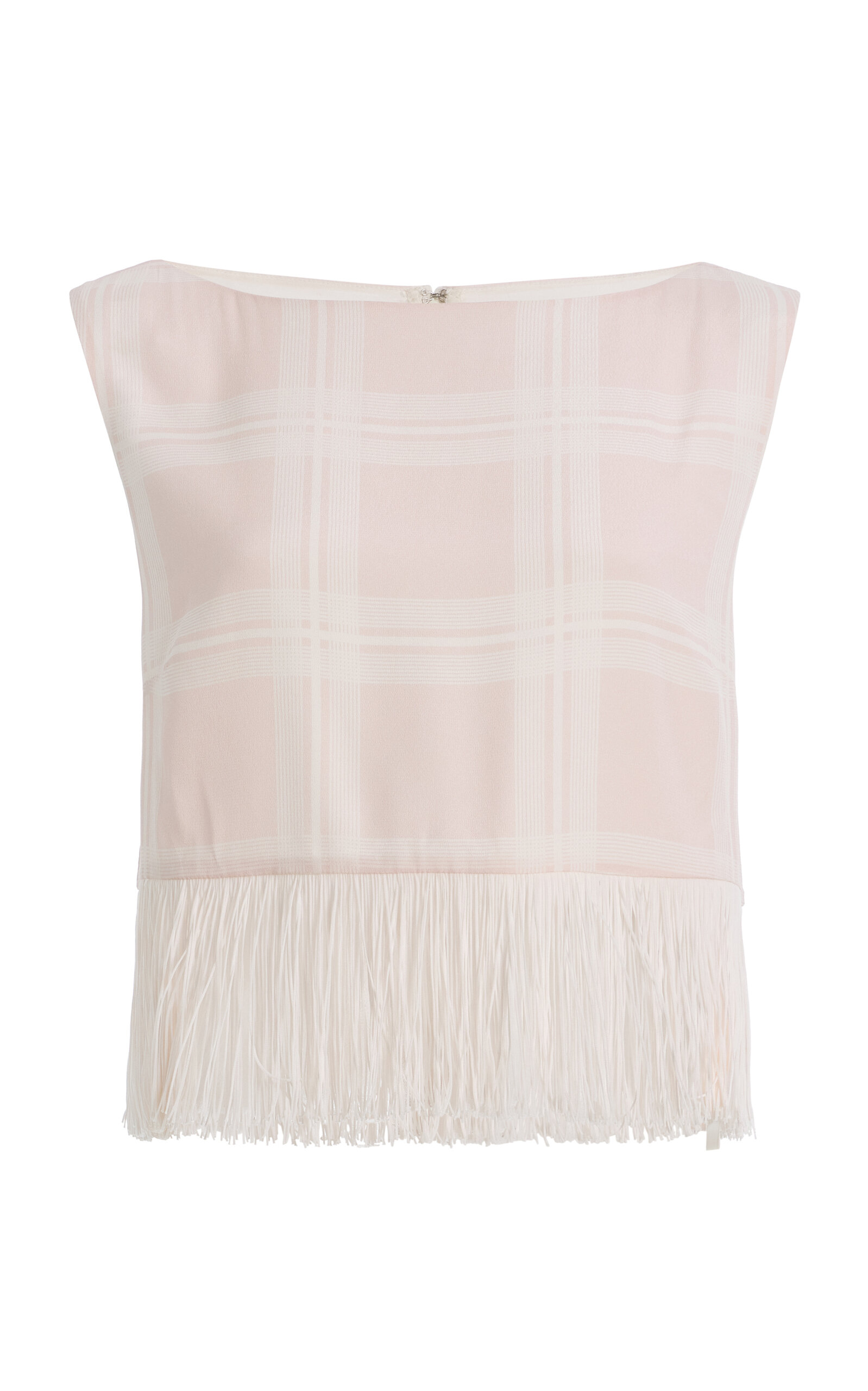 Posse Posse Exclusive La Isla Lola Plaid Crepe Top