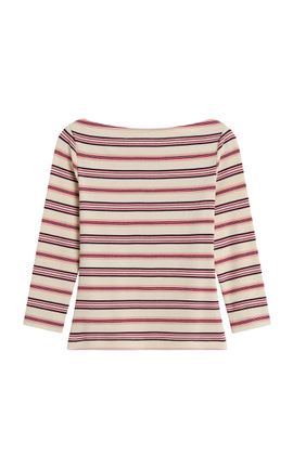 Posse Posse Fern Striped Stretch Cotton Top