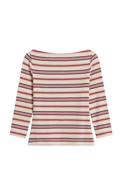 Posse Posse Fern Striped Stretch Cotton Top