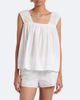 Posse Posse Harriet embroidered cotton poplin top - 2