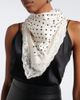 Posse Posse Junia polka-dot lace-trimmed silk scarf - 2
