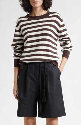 POSSE POSSE Lara Stripe Cotton Sweater 