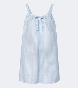 Posse Posse Lila gingham cotton minidress
