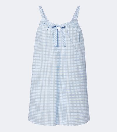 Posse Posse Lila gingham cotton minidress