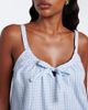 Posse Posse Lila gingham cotton minidress - 3