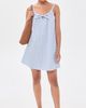 POSSE POSSE Lila Mini Dress Blue Gingham - 5