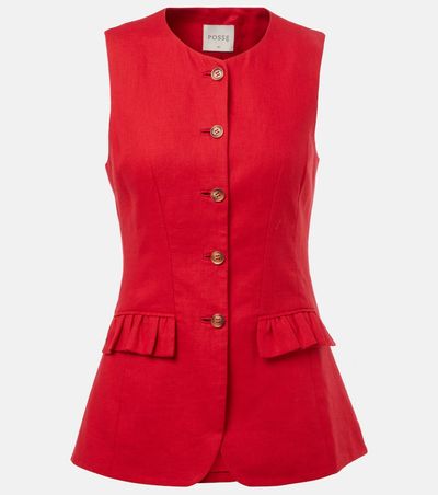 Posse Posse Matilda linen vest