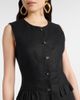 Posse Posse Matilda ruffled linen vest - 4