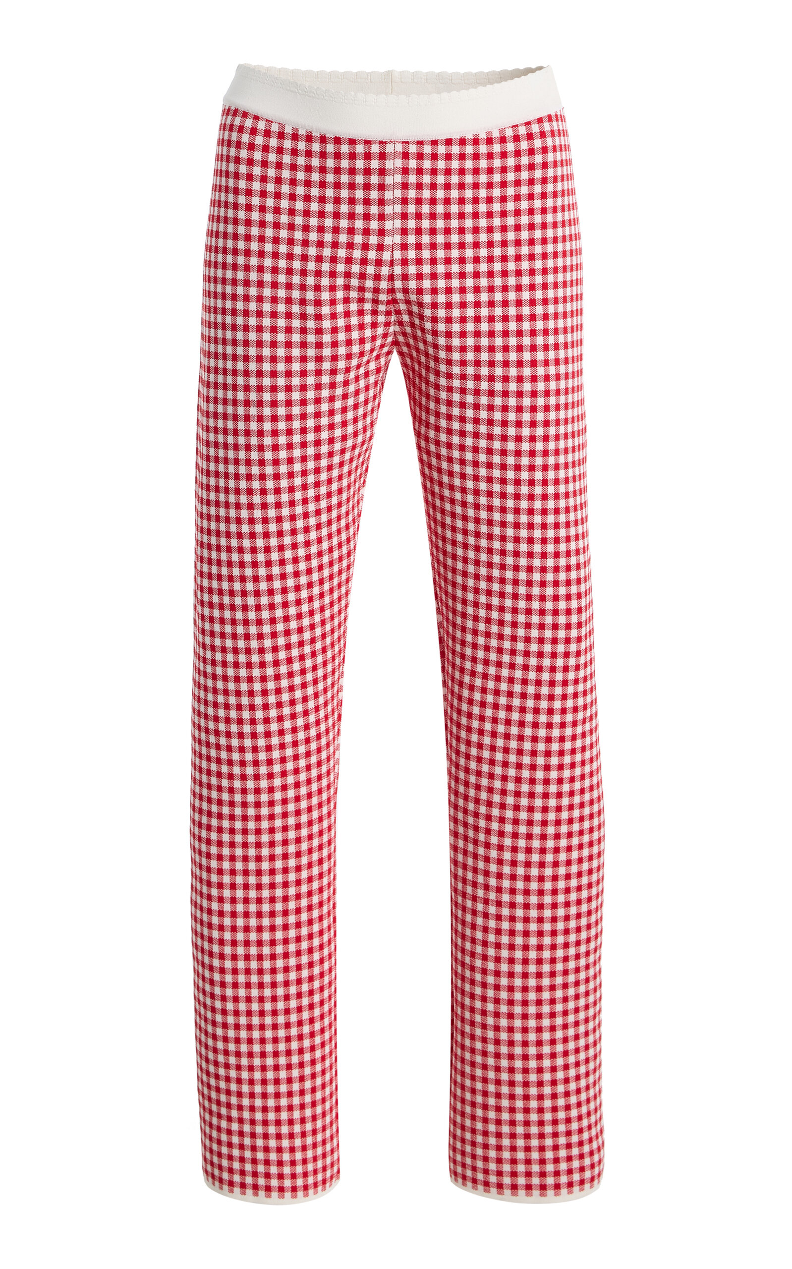 Posse Posse Micah Gingham Knit Pants