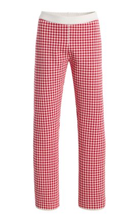 Posse Posse Micah Gingham Knit Pants