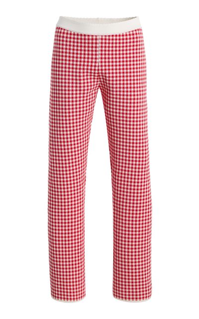 Posse Posse Micah Gingham Knit Pants