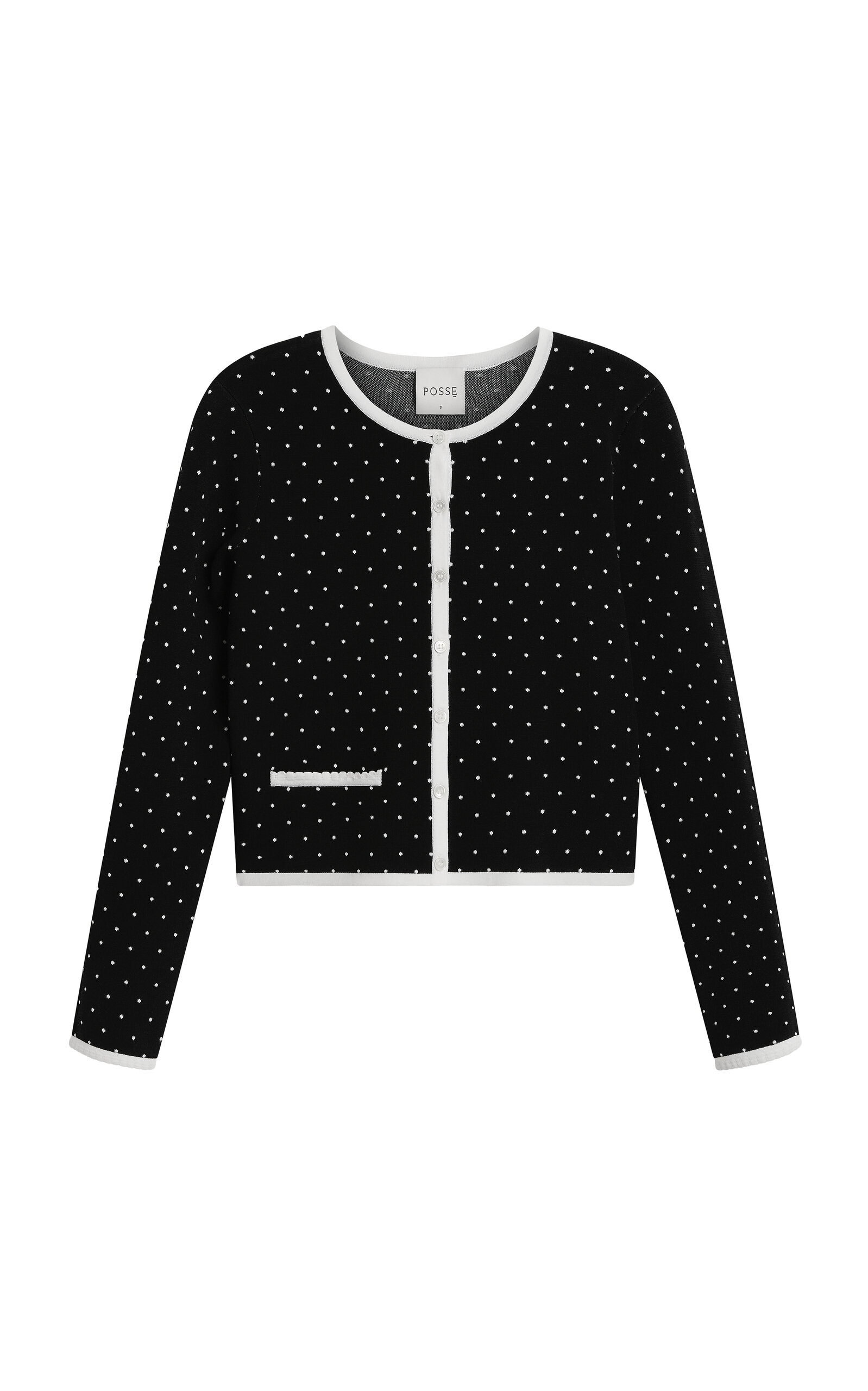 Posse Posse Michalla ContrastTrim Cardigan