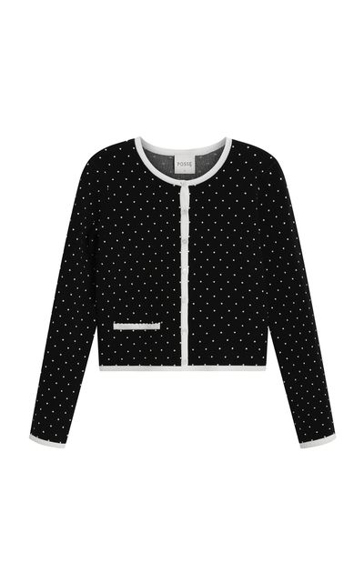 Posse Posse Michalla ContrastTrim Cardigan