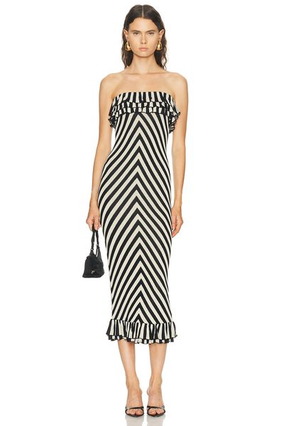 Posse Posse Miles Strapless Dress