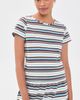 POSSE POSSE Nadine Tee Chocolate Multi Stripe - 2