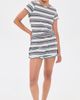 POSSE POSSE Nadine Tee Chocolate Multi Stripe - 5