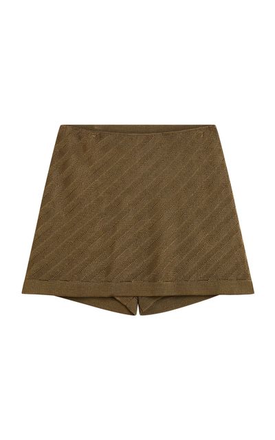 Posse Posse Nyla Striped Knit Mini Skirt