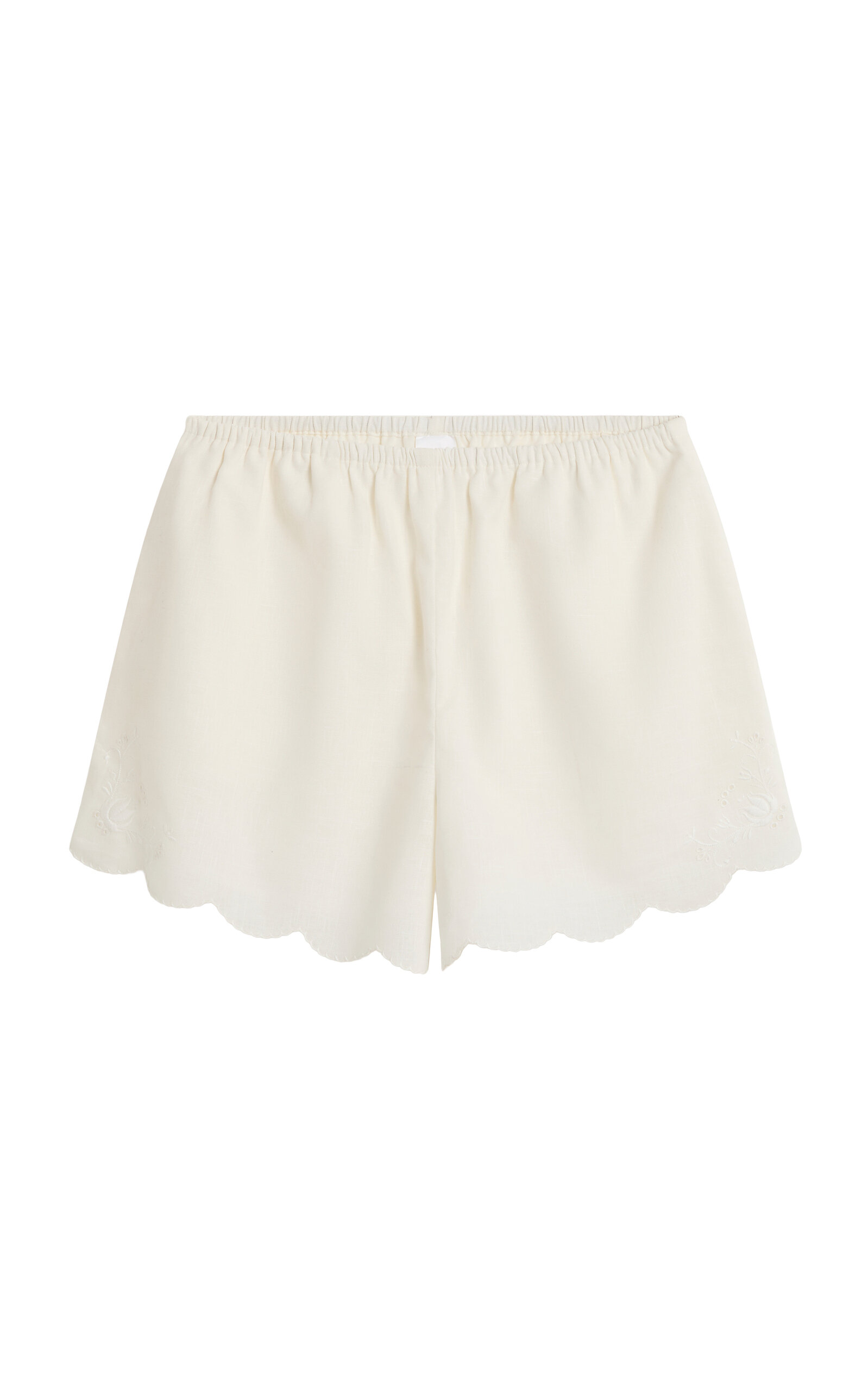 Posse Posse Odette ScallopHem RamieCotton Shorts