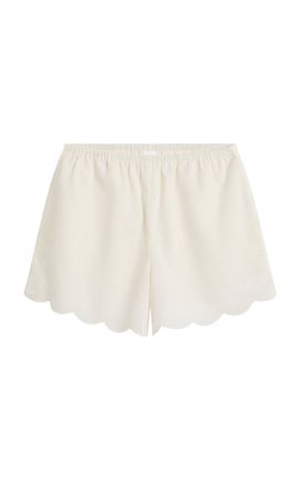Posse Posse Odette ScallopHem RamieCotton Shorts