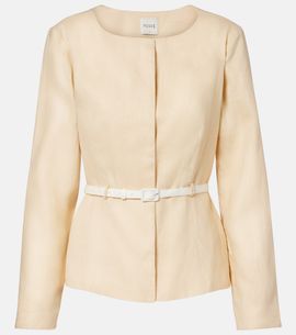 Posse Posse Pamela belted linen jacket