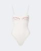 Posse Posse Pia embroidered swimsuit - 1