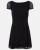 Posse Posse Priscilla lace-trimmed silk minidress - 1